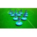 Subbuteo Andrew Table Soccer Cape Verde National Team on classic Hasbro bases